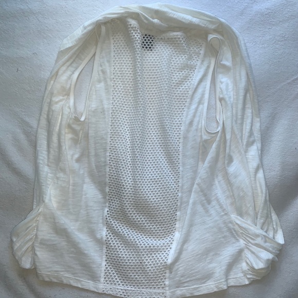 DKNY White Sweater/Vest with mesh back - Picture 3 of 4